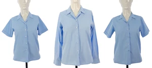 Girls School Shirt Blue Bundle Lot 3 Banner School Uniform size 32 in age 12Y - Picture 1 of 24