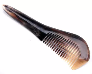 Autentico corno di bue fatto a mano pettine tascabile moda organizer capelli nuovo #04081602 - Foto 1 di 1