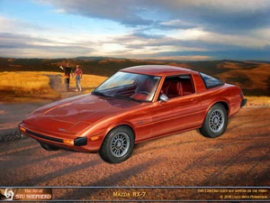 KUNSTDRUCK: Mazda RX-7 - Druck von Shepherd - Bild 1 von 1