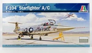 MODELLINO AEREO STATICO ITALERI LOCKHEED MARTIN F104G STARFIGHTER USA 1/32 - Foto 1 di 3