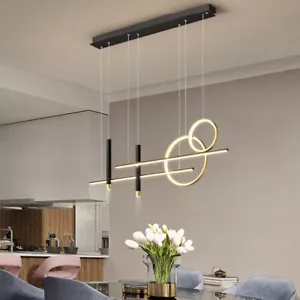 LED Pendant Light Kitchen Chandelier Lighting Dining Room Office Ceiling Lamp - Picture 1 of 11