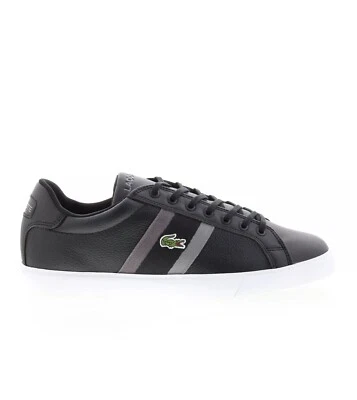 Zapatilla deportiva de cuero LACOSTE Grad Vulc 120 para mujer talla US 7,5 negra/gris claro Foto 1 de 4