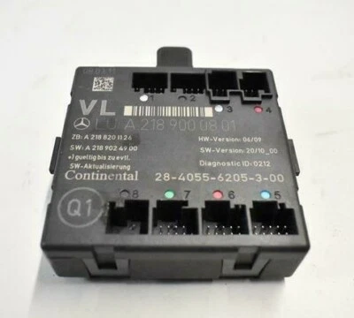 2012 W218 MERCEDES CLS550 CLS63 FRONT LEFT DRIVER DOOR CONTROL MODULE UNIT - Image 1 of 4