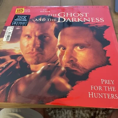 NOS THE GHOST AND THE DARKNESS Laserdisc WIDESCREEN FORMAT Sealed New RARE Foto 1 de 2