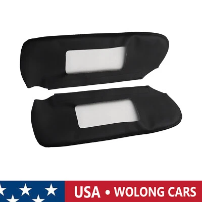 Cubierta de repuesto para parasol de cuero izquierda y derecha apta para Chevrolet Camaro Foto 1 de 4