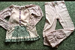 Naartjie Polka Dots Soft Cotton Sets: 2 Tops+Leggings: 8XXL Pink OR 7XL Teal - Picture 1 of 12