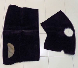 BLACK TUNNEL TRIM KIT TRIUMPH TR3A (Moqueta tunel negra) CSB6211 - Imagen 1 de 1