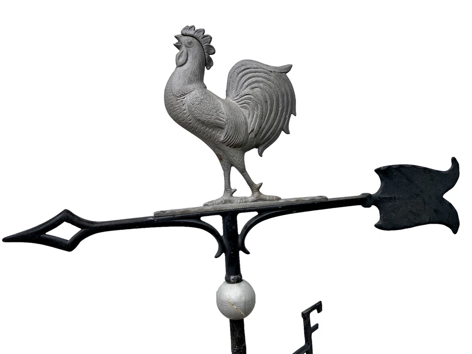 Veleta vintage 1970 gallo pollo gallo granja mediados de siglo Foto 1 de 4