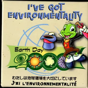Disney I’ve Got Environmentality Earth Day 2000 Button - Picture 1 of 1