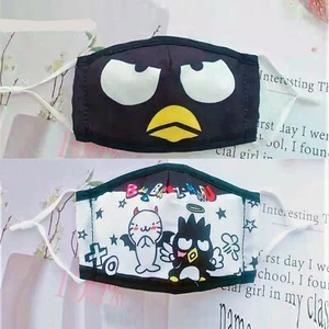 FACE MASKS * Adult Set of 2 * XO BADTZ MARU * Sanrio Cloth Face Protection Cover - Picture 1 of 4