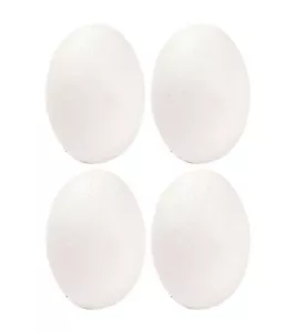 Egg IN Polystyrene 4 X 6 CM Lot Of 4 Pieces - Picture 1 of 2