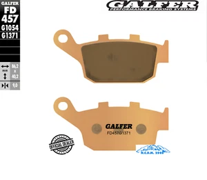 PASTIGLIE FRENO SINTERIZZATA POSTERIORE HONDA X-ADV 750 2017 - 2019 - Foto 1 di 1