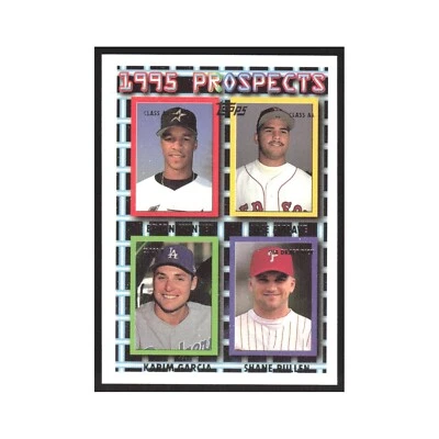 1995 Topps Brian Hunter/Jose Malave/Karim Garcia/Shane Pullen #237 Foto 1 de 3