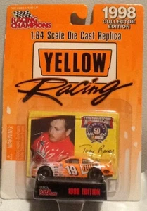Racing Champions 1998 Yellow Racing Promo Tony Raines #19 Orange Car MINT - Picture 1 of 1