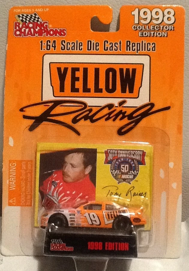 Racing Champions 1998 amarillo carreras promoción Tony Raines #19 naranja coche como nuevo Foto 1 de 1