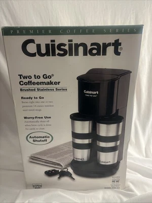 Cuisinart Two to Go Coffee Maker Model TTG-500 Coffeemaker New Open Box - Image 1 of 4