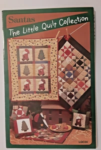 SANTAS THE LITTLE QUILT COLLECTION Christmas Pattern Sewing Craft Project (H) - Picture 1 of 2
