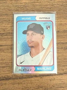 Topps Heritage JJ Bleday RC 2023 refractor cromo variación/574 #385 - Imagen 1 de 2