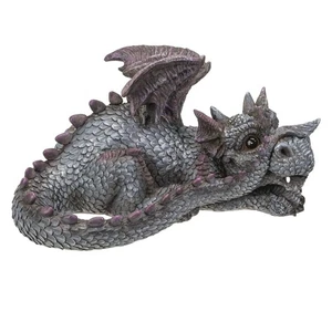 Pacific Trading Blue Dragon Laying Down Figurine 7.4 Inch - Picture 1 of 6