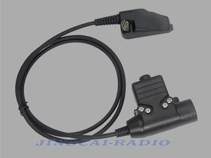 Z-Tactical U94 Headset Cable Adapter & PTT for Kenwood TK280 TK2140 TK385 Radio - Picture 1 of 6