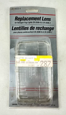 Clear Replacement Lens for Halogen Fog Lights Canadian Tire 20-4603-4 Read Below - Image 1 of 4