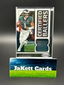 2025 Panini Certified NFL - Certified Ballers Jalen Hurts #CBM-JHS MEM /249 - Bild 1 von 2