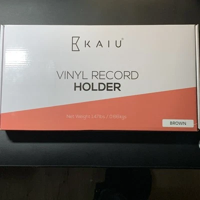 KAIU Vinyl Record Storage Holder 7” and 12” store up to 50 Albums - Image 1 of 3