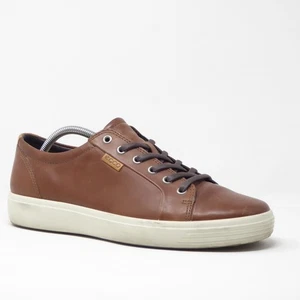 Baskets décontractées homme ECCO Soft 7 cuir marron pointure 44 EU - 10 US - Photo 1/8