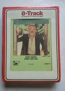 Kenny Rogers Share Your Love S134416 Factory Sealed 8 Track Tape 1981 - Bild 1 von 2