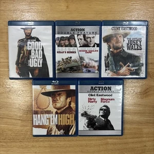 Clint Eastwood 7 Movie Blu-ray Bundle Lot - 7 Disc - Picture 1 of 14