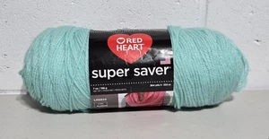 Red Heart Super Saver Ombre Knitting Crochet Yarn 7 oz (Minty Green) Medium 4 - Picture 1 of 3