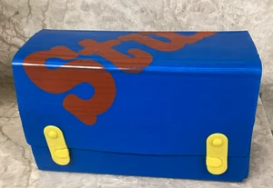 Caja de zapatos vintage Nike Roadrunner azul 8682 lanzamiento plástico corrugado Swoosh - Imagen 1 de 9