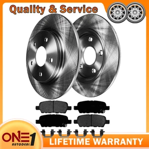 Rear Brake Rotors Ceramic Brake Pads for Nissan Altima Maxima Sentra Juke Brakes - Bild 1 von 7