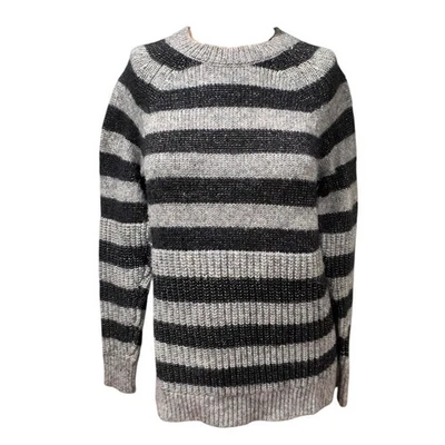 Banana Republic в полоску вязаный свитер с длинным рукавом ворота женщин размер S - Изображение 1 из 4