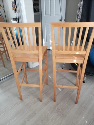 Set of 2 Bar Stools - Image 1 of 2