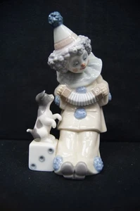 LLADRO Porzellan Figur #5279 Pierrot mit Concertina 5,5" 1985 SPANIEN - Bild 1 von 5