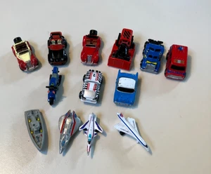 Vintage Galoob Micro Machines Lot Of 13- Mix of Planes Classic Cars Motorcycle - Picture 1 of 4