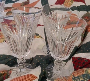 SET OF 4 KOSTA BODA GERALDINE WINE/WATER GOBLETS SIGNED PERFECT - Picture 1 of 5