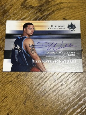 2005-06 Ultimate Collection - Ultimate Signatures Deron Williams #US-DW (AU, RC) - Image 1 of 3
