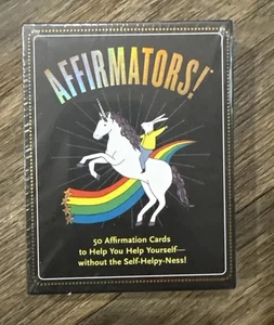 ¡Afirmadores! Baraja de 50 cartas de autoayuda - algo positivo todos los días - Imagen 1 de 2