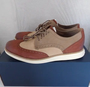 Nuevos sin caja Auténticos COLE HAAN ORIGINALES GRAND SHWNG Marrón Gamuza Zapatos Oxford Talla 11 M - Imagen 1 de 11