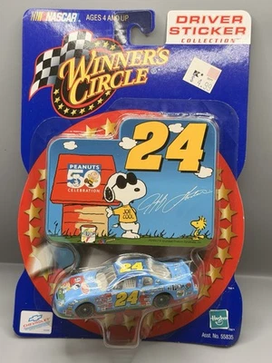 2000 Hasbro Winner's Circle Peanuts Snoopy Jeff Gordon carro NASCAR  - Imagem 1 de 2