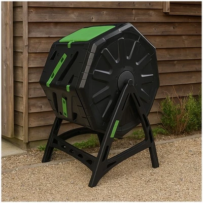 Komposter Nessa 70 L Trommelkomposter mit Rotation für schnelle Verrott Komposte - Bild 1 von 3