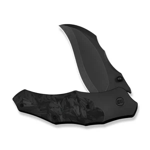 WE Knife Orc Boss 24042-1 Shredded Carbon Fiber Titanium CPM 20CV Steel Knife - Picture 1 of 8