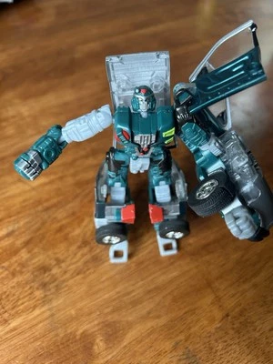 Transformers RiD 2001 AUTOBOT X-BRAWN Deluxe SUV rueda de coche daños SIN ARMAS Foto 1 de 4