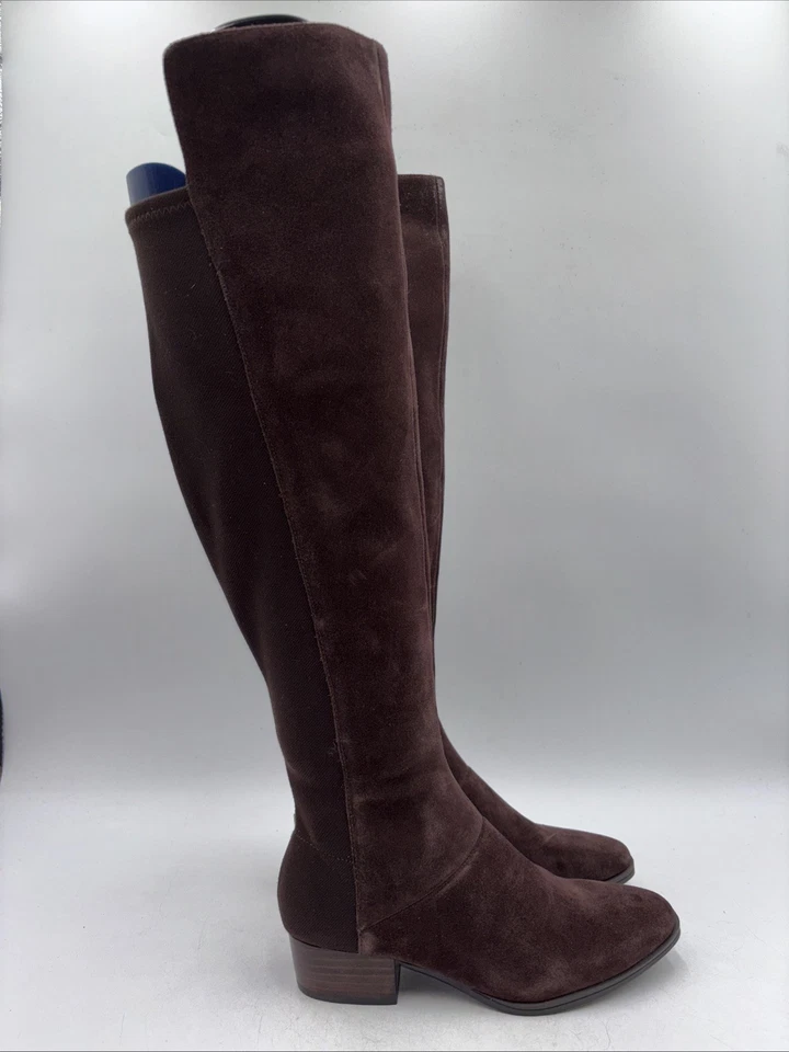 Aerosoles Woman's Boots Cecina Boot Dark Brown Java Faux Suede Size 6 M - Image 1 of 4