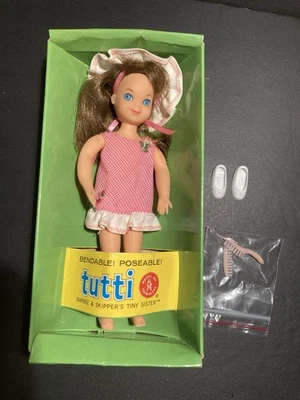 Vintage Barbie Mattel 1965 Brunette Tutti with original box - Image 1 of 4