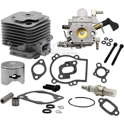 29CC Engine 2 Bolt Cylinder Head+Carburetor For 1/5 HPI RV KM Baja FG LT RedCat - Image 1 of 4