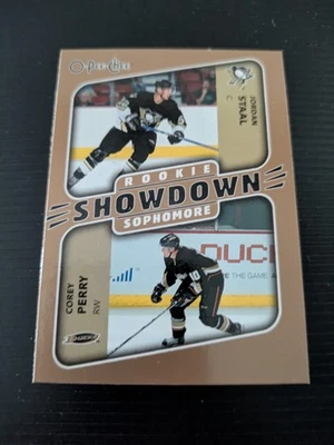 2006-07 O-Pee-Chee Hockey JORDAN STAAL COREY PERRY Rookie Showdown #643 - Image 1 of 2