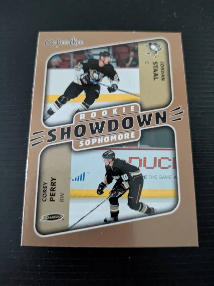 2006-07 O-Pee-Chee Hockey JORDAN STAAL COREY PERRY Rookie Showdown #643 - Image 1 of 2